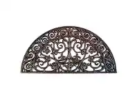 LivingStyles Reilly Cast Iron Outdoor Semi Round Wall Decor / Doormat offer