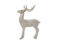 LivingStyles Wilfred Deer Figurine with LED Horns, Standing offer