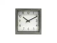 LivingStyles Wynn Wooden Frame Sqaure Wall Clock, 25cm offer