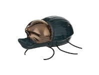 LivingStyles Insecto Ceramic Beetle Sculpture, Rhinoceros Beetle offer