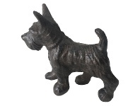 LivingStyles Cast Iron Scottish Terrier Dog Statue offer