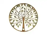 LivingStyles Massa Laser Cut Rustic Metal Wall Art, 80cm offer