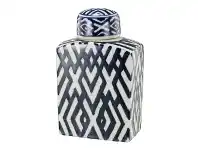 LivingStyles Foulden Porcelain Rectangle Temple Jar offer