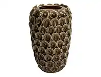 LivingStyles Lena Ocean Ceramic Vase, Large, Olive offer