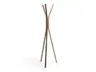 LivingStyles Maida Wooden Coat Rack, 174cm, Walnut offer