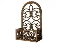 LivingStyles Niall Cast Iron Wall Planter Holder offer