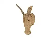 LivingStyles Ollie Esparto Grass Donkey Head Wall Art offer