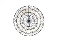 LivingStyles Lucia Metal Round Wall Art, 50cm offer