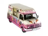 LivingStyles Boutica Handmade Tin Ice Cream Truck Model offer
