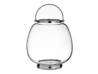 LivingStyles Leah Glass Vase / Hurricane Lantern, Large offer