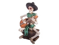 LivingStyles Calavera Art Sculpture, Guitar Player offer