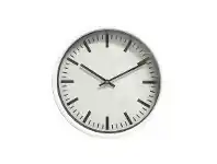 LivingStyles Roche Metal Frame Round Wall Clock, 30cm offer