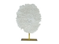 LivingStyles Waikiki Coral Sculpture Ornamnet on Metal Stand offer