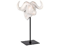 LivingStyles Mendez Water Buffalo Head Sculpture on Stand offer