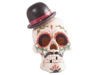 LivingStyles Calavera Art Sculpture, Man in Derby Hat offer