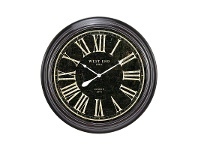 Hulme Iron Frame Round Wall Clock, 97cm