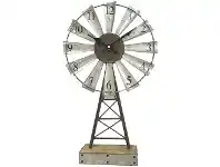 LivingStyles Bram Windmill Metal Table Clock offer