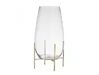 Allegra Glass Vase on Metal Stand, Large