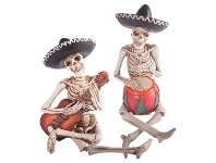 LivingStyles Calavera Art Sculpture, Bomba & Guitar Player offer