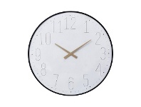 LivingStyles Juno Iron Round Wall Clock, 76cm offer