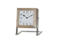 LivingStyles Carlotta Wood & Metal Desk Clock offer