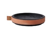 LivingStyles Elementer Wrap Me Marble Trinket Tray / Candle Holder, Black offer