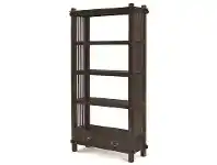 LivingStyles Solid Mahogany Timber Display Shelf / Room Divider, Chocolate offer