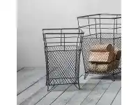 LivingStyles Zungri Metal Wire Storage Basket, Medium offer