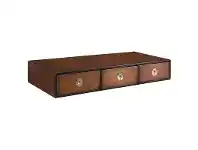 LivingStyles Campaign Solid Timber Stackable Unit Module, 3 Drawer Storage Module offer