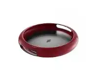 Wesco Spacy Steel Serving Tray with Large Handles - Rubi Red