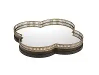 LivingStyles Clover Handmade Metal Frame Tray/Mirror offer