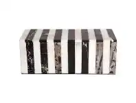 LivingStyles Hillcrest Marble Storage Box, Rectangle offer