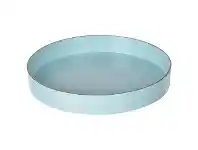 LivingStyles Massillon Round Tray, Turquoise offer