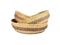 LivingStyles Bonde Woven Jute & Paper Twine Basket, Medium offer