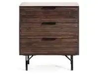 LivingStyles Limerick Acacia Timber 3 Drawer Chest offer