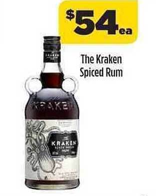Liquorland The Kraken Spiced Rum offer