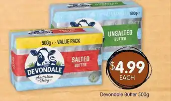 Spudshed Devondale Butter 500g offer