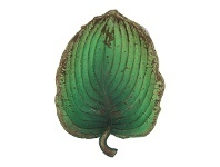 LivingStyles Palm Frond Metal Tray, Small offer