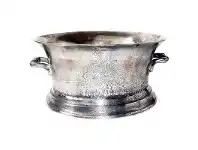 LivingStyles Thron Metal Oval Wine Tub, Small, Antique Silver offer