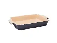 LivingStyles Chasseur La Cuisson Large Rectangular Baker - Caviar offer