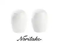 LivingStyles Noritake Arctic White Fine China Salt and Pepper Shaker Set offer