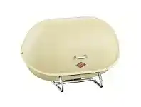 LivingStyles Wesco Single Breadboy Steel Bread Bin - Almond offer