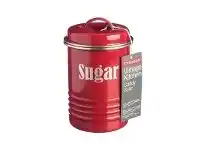 LivingStyles Typhoon Vintage Kitchen Sugar Canister - Red offer