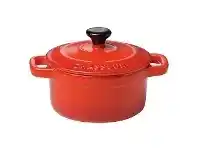 LivingStyles Chasseur La Cuisson Mini Cocotte, 10cm, Red offer