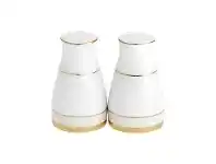 LivingStyles Noritake Hampshire Gold Fine China Salt & Pepper Shaker offer