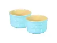 LivingStyles Chasseur La Cuisson 2 Piece Ramekin Set, Duck Egg Blue offer