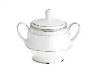 LivingStyles Noritake Hampshire Platinum Fine Porcelain Sugar Bowl offer