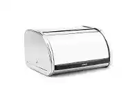 LivingStyles Brabantia Medium Roll Top Bread Bin - Brilliant Steel offer