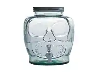 LivingStyles Skull Glass Beverage Dispenser with Spout offer