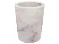 LivingStyles Valley Marble Wine Cooler, White offer